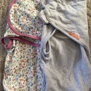 SwaddleMe Floral and Gray Baby Swaddles